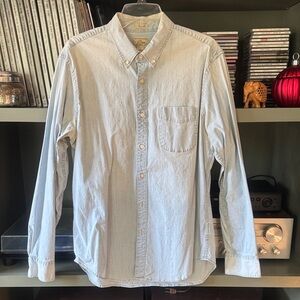 J. Crew Men's Soft Blue Casual Shirt